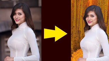 Best Trending Photoshop Tutorial The ways Change Background Using Pen Tool P100