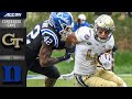Georgia Tech vs. Duke Condensed Game | 2021 ACC Football