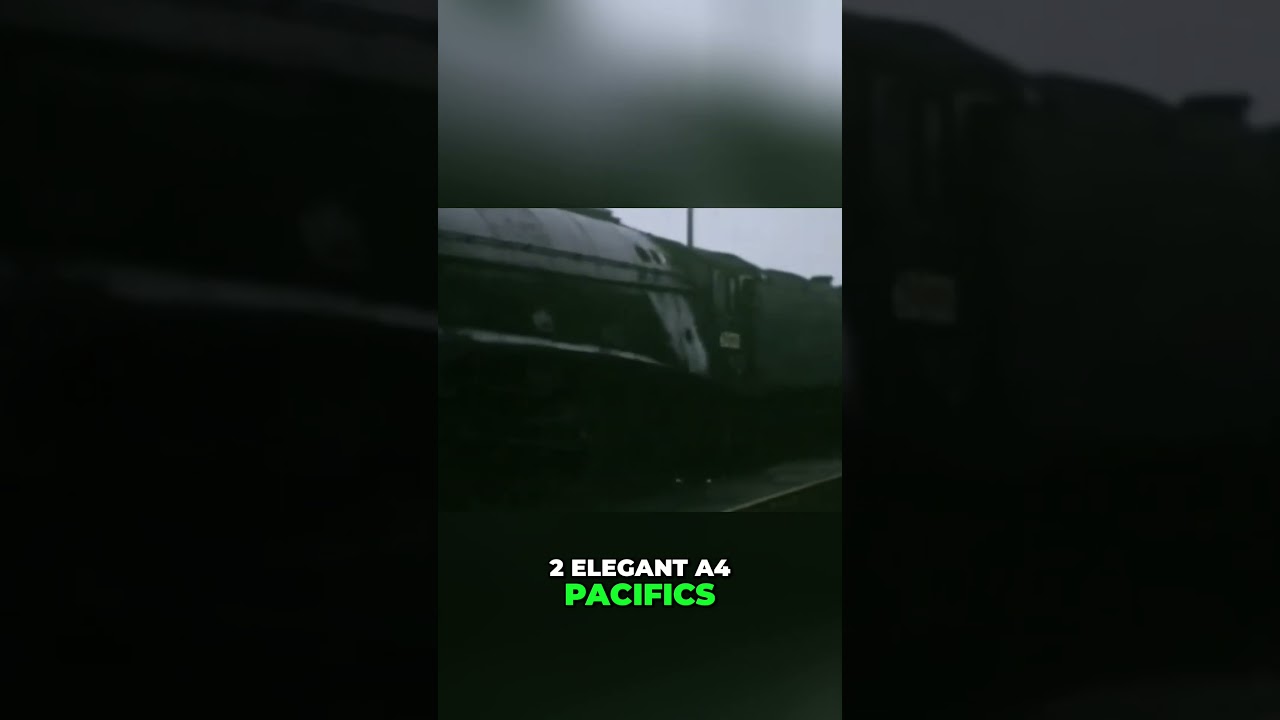 #9 Последние паровозы. Печальное прощание с паровозом A4 Pacific в Дарлингтоне. 