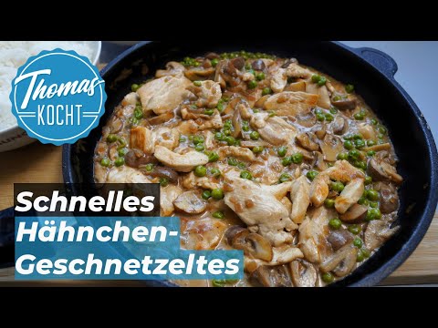 Video: Wie Man Hähnchenschnitzel Mit Pilzen Kocht