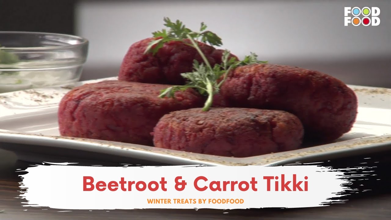 Beetroot & Carrot Tikki |चुकंदर और गाजर की टिक्की | Healthyvegcutlets |Winter Treats - FoodFood