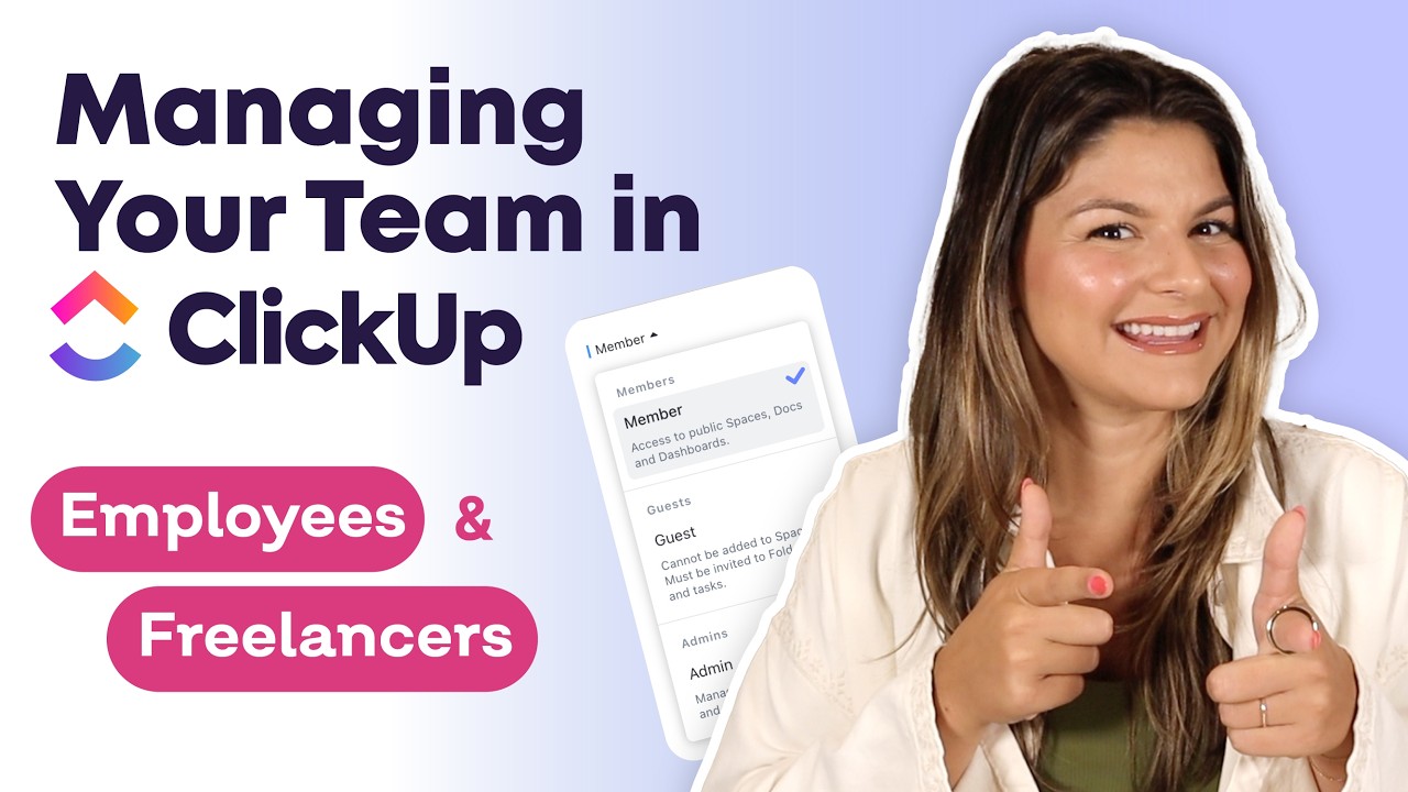 How to Use ClickUp to Manage Employees & Freelancers - YouTube
