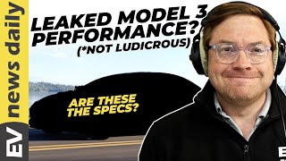 Did Tesla Model 3 Performance Details Just LEAK From Website Code? (Plus 9 more EV stories today)