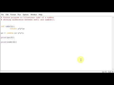 Python program to illustrate cube of a number - YouTube