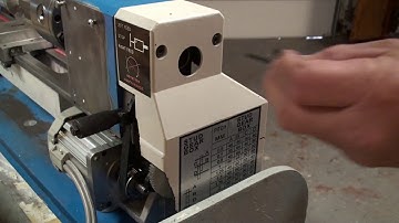 Mini Metal Lathe 1 HP Servo Motor 750 Watt Computer controlled with threading and gears