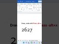 #MSWord #शॉर्टकटकीAlt+X हिंदी में | यूनिकोड से सिंबल कन्वर्जन | #MicrosoftWord #टिप्स