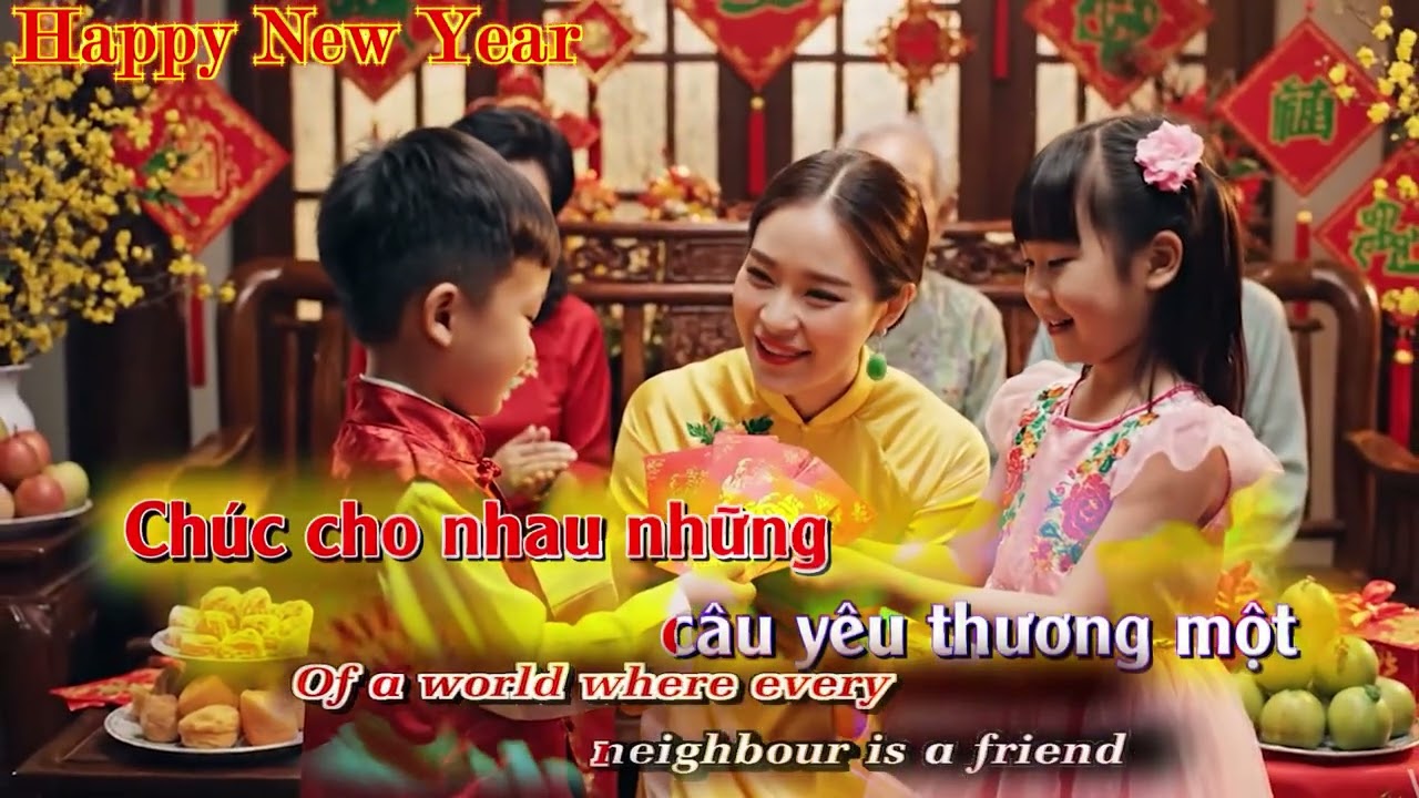 Happy New Year Karaoke | Nhạc Xuân AI | Nhạc Tết Karaoke | Nhạc Năm Mới 2026