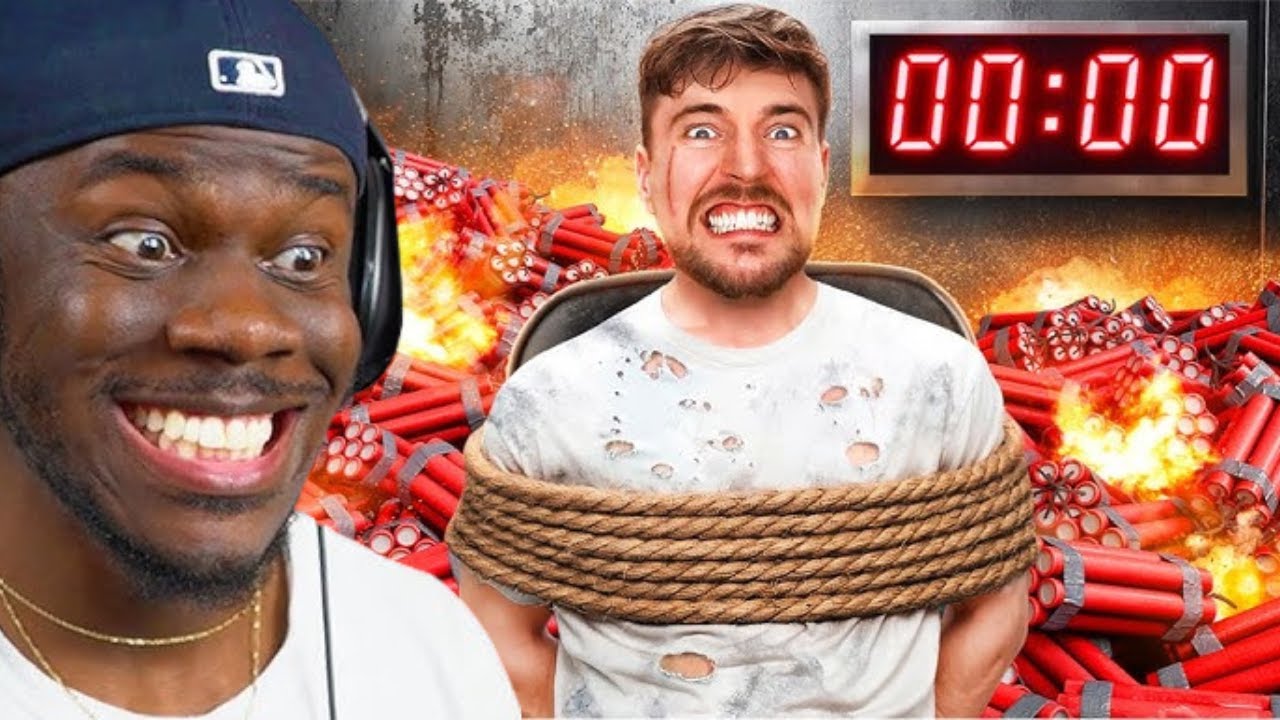 Rease Reacts To  In 10 Minutes This Room Will Explode! Mr Beast