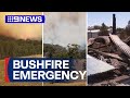 Communities still under threat as major fires burn in Victoria | 9 News Australia