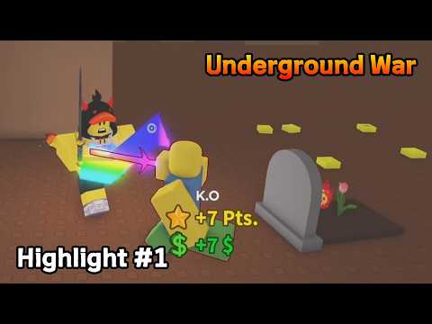 Roblox [Underground War 2.0 ⚔️ Highlight #1] Walkthrough