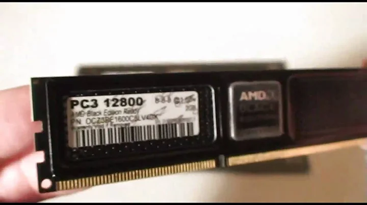 Đánh giá bộ nhớ OCZ AMD Black Edition DDR3