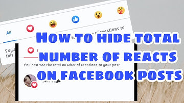 HOW TO HIDE TOTAL NUMBER OF REACTS ON FACEBOOK POSTS (Easiest Way)