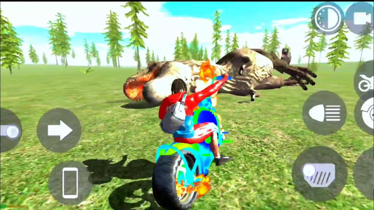 Gost rider vs New Dinosaur attack😱 new Dinosaur vs gost rider Fight 😱 ...