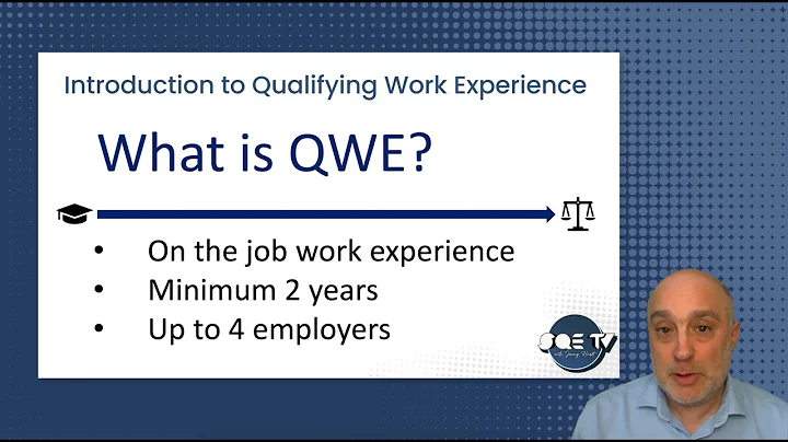 SQE TV | Episode 8 | Introduction to QWE