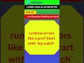 Java try-catch Explained with Real Example | Exception Handling in 1 Minute | #edusaa | #shorts