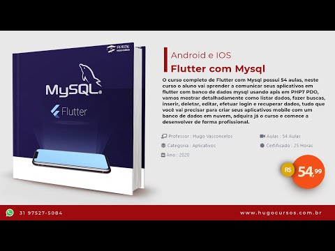 Flutter com Mysql - Aula 03 - Criando banco de dados