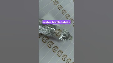 Custom water bottle labels 🏷️
