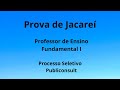 Prova Publiconsult para Ensino Fundamental I em Jacareí 📚
