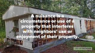 Building Department   Nuisance Abatement