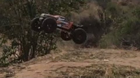 Arrma Kraton 8s speed run on 47/38 gears how fast on 800 kv does it run hot & did wing hold up ?