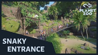 Snaky Entrance - Planet Zoo speed build - Greenbourne #7