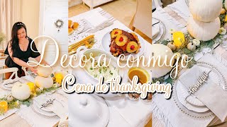 Thanksgiving / ideas de decoración para la cena de thanksgiving fall decor #homedecor  🍂