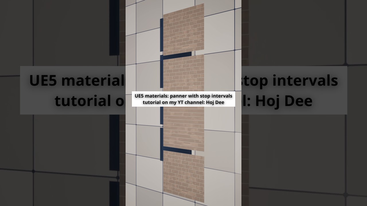 I used math to create a panner material that stops in intervals #ue5 #gamedev #unrealengine