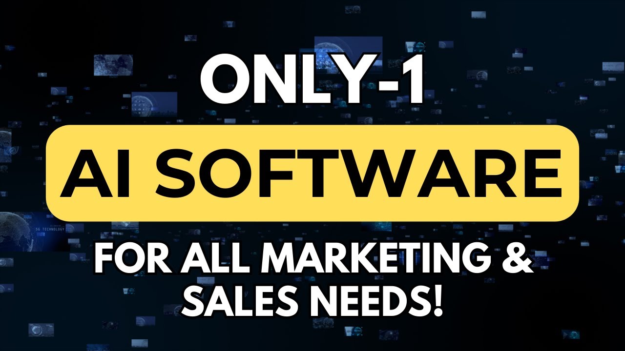 ONE AI Tool For ALl your MARKETING & SALES NEEDS!