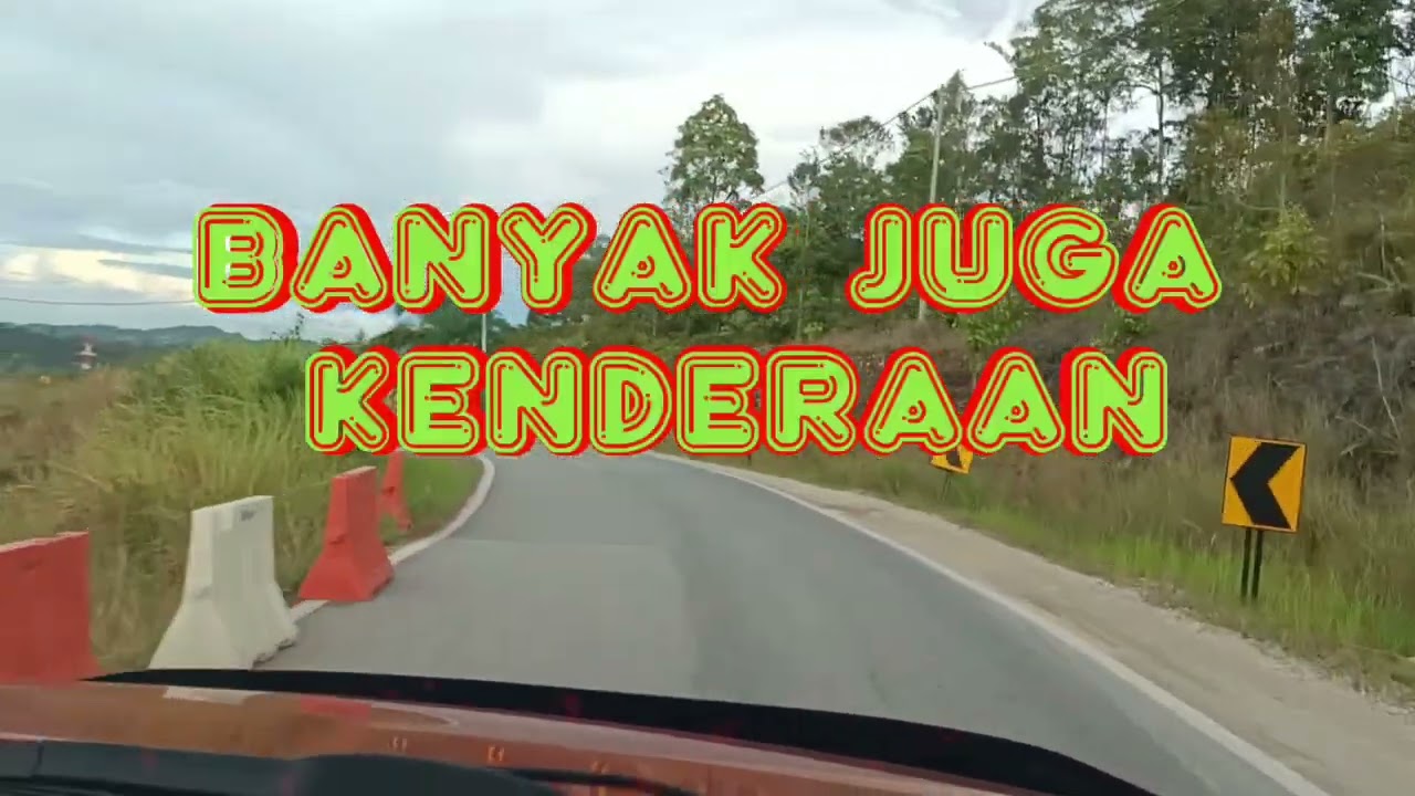 Pejalanan balik kampong miri - marudi mengunakan jalan darat.saksikan jalan miri-marudi.