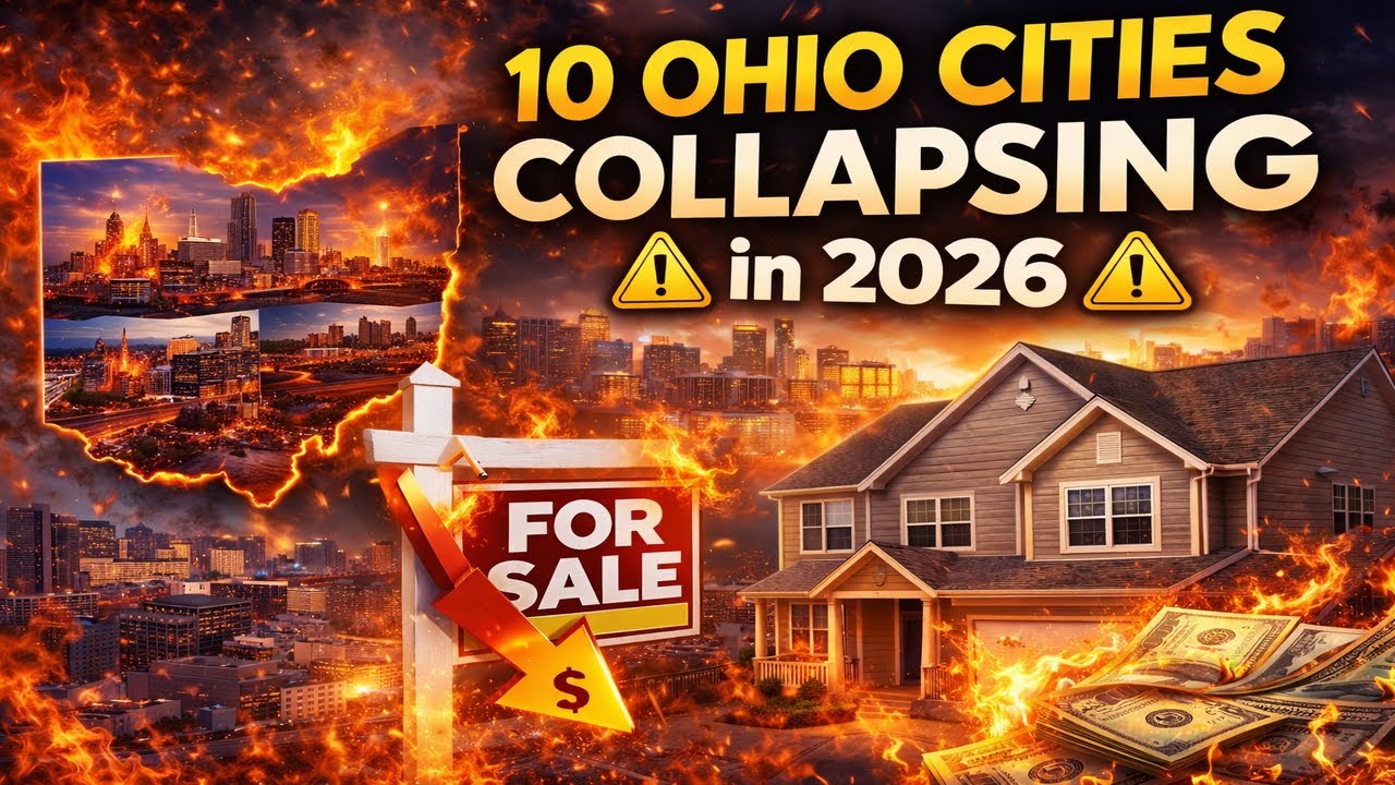 Ohio's HOUSING MARKET CRASH 2026: 10 Cities in Free Fall