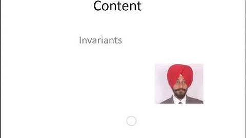 Invariants Lecture 4 Geometry B.SC Hon-II