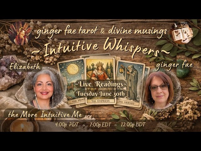 Tarot and Oracle Readings with @gingerfaetarotdivinemusings