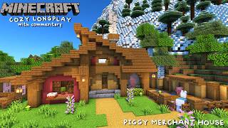 Relax and Build in Minecraft with Me  🍂˚ ༘ ೀ⋆｡˚☕️ Cozy Longplay with Commentary