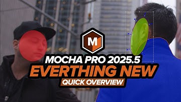 Mocha Pro 2025.5  - All the New Stuff in Under 5 Minutes