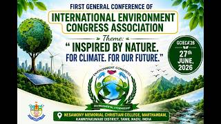 NMCC | GCIECA'26 | INSPIRED BY NATURE | FOR CLIMATE | FOR OUR FUTURE