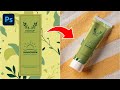 Photoshop Tutorial: Sunscreen Tube Mockup with Shadows