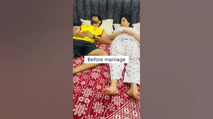 Before marriage vs after marriage..Relatable??#husbandwife #married #beforeandafter #funny #shorts - DayDayNews