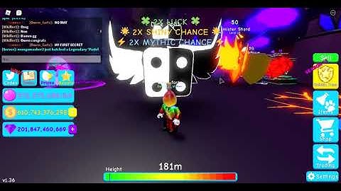 I HATCHED THE DICE SPLIT SECRET PET IN BUBBLE GUM SIMULATOR! (FIRST SECRET)