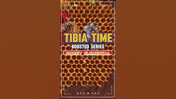 Tibia Time Boosted Series: Honey Elemental! 🍯 #tibia #ayceadventure #gaming #mmorpg #shorts