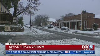Snow Creates Dangerous Road Conditions