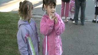 Sierra & Emma Waiting For The School Bus