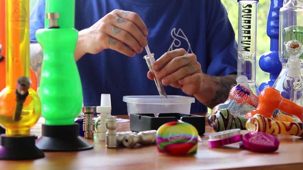 Squadafum apresenta: Modo de Limpeza  - Cano de Vidro para Bong de Vidro