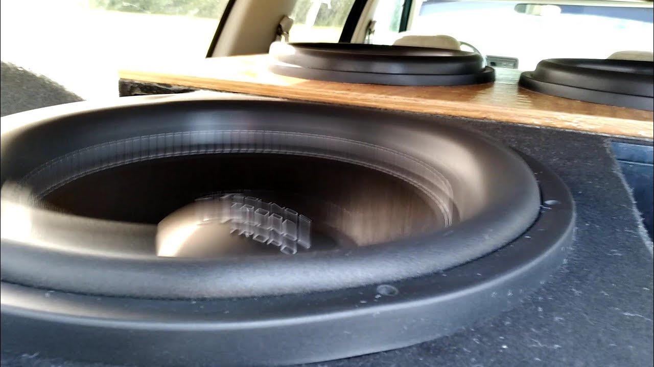 18" CT Sounds Tropo d2 wired in parallel up all the way to clipping on