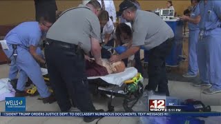 Famous WVU Health Sciences students perform mock 'Code Blue' emergency response Profile