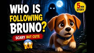 Bruno the Brave Puppy and the Shadow in the Dark Forest | Kids Scary Animated Story