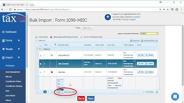 Tax1099 Excel Import