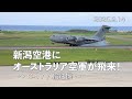 新潟空港にオーストラリア空軍のC-17/Grove masterが初飛来。オリエント・シールド25 Orient shield 25 #military #raaf