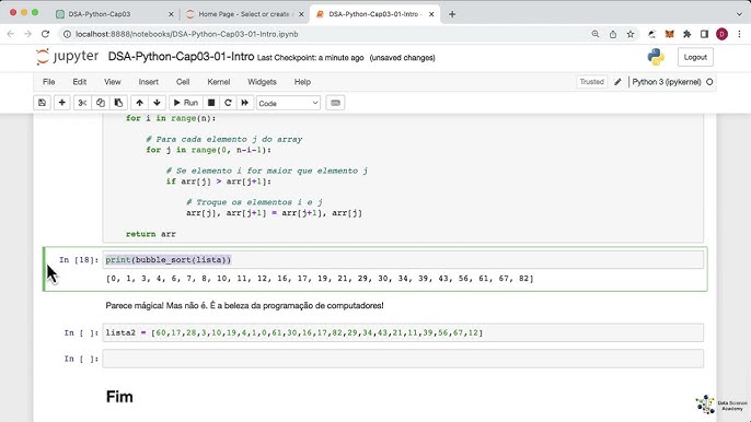 Pseudocódigo 3 - Algoritmo Bubble Sort 