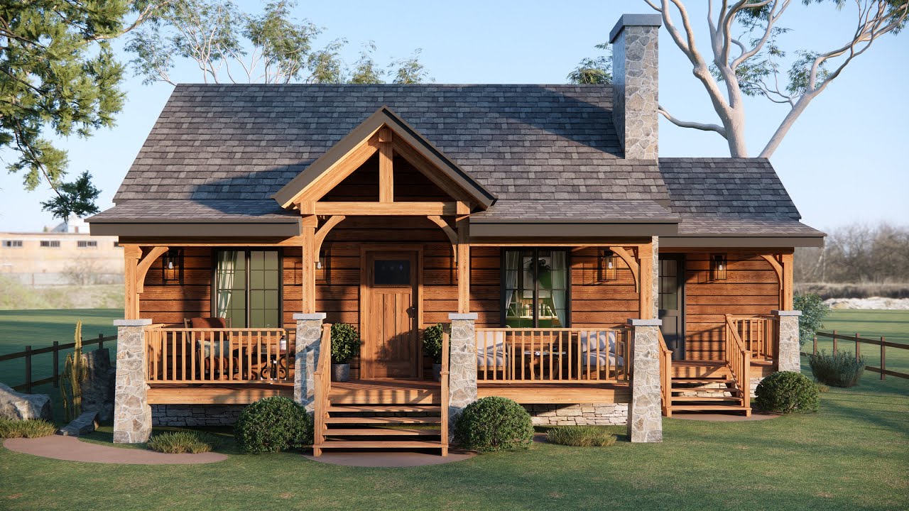 33'x39' (10x12m) Cozy Small House !!! Embracing Simple and