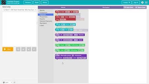 Code.org | dance lab introduction